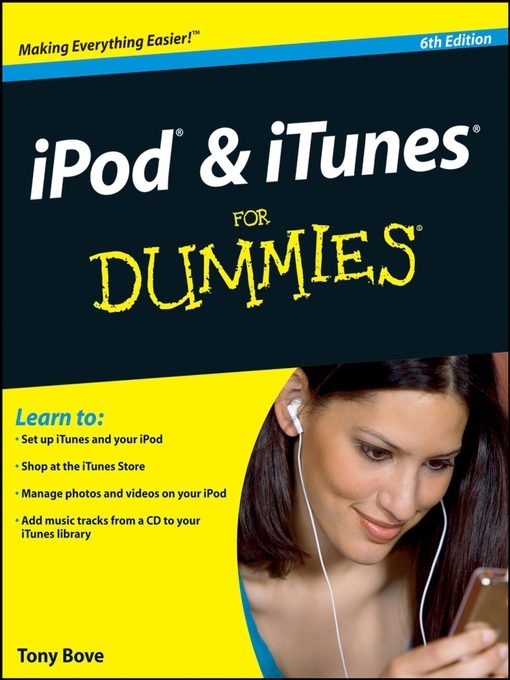 Title details for iPod & iTunes For Dummies by Tony Bove - Available